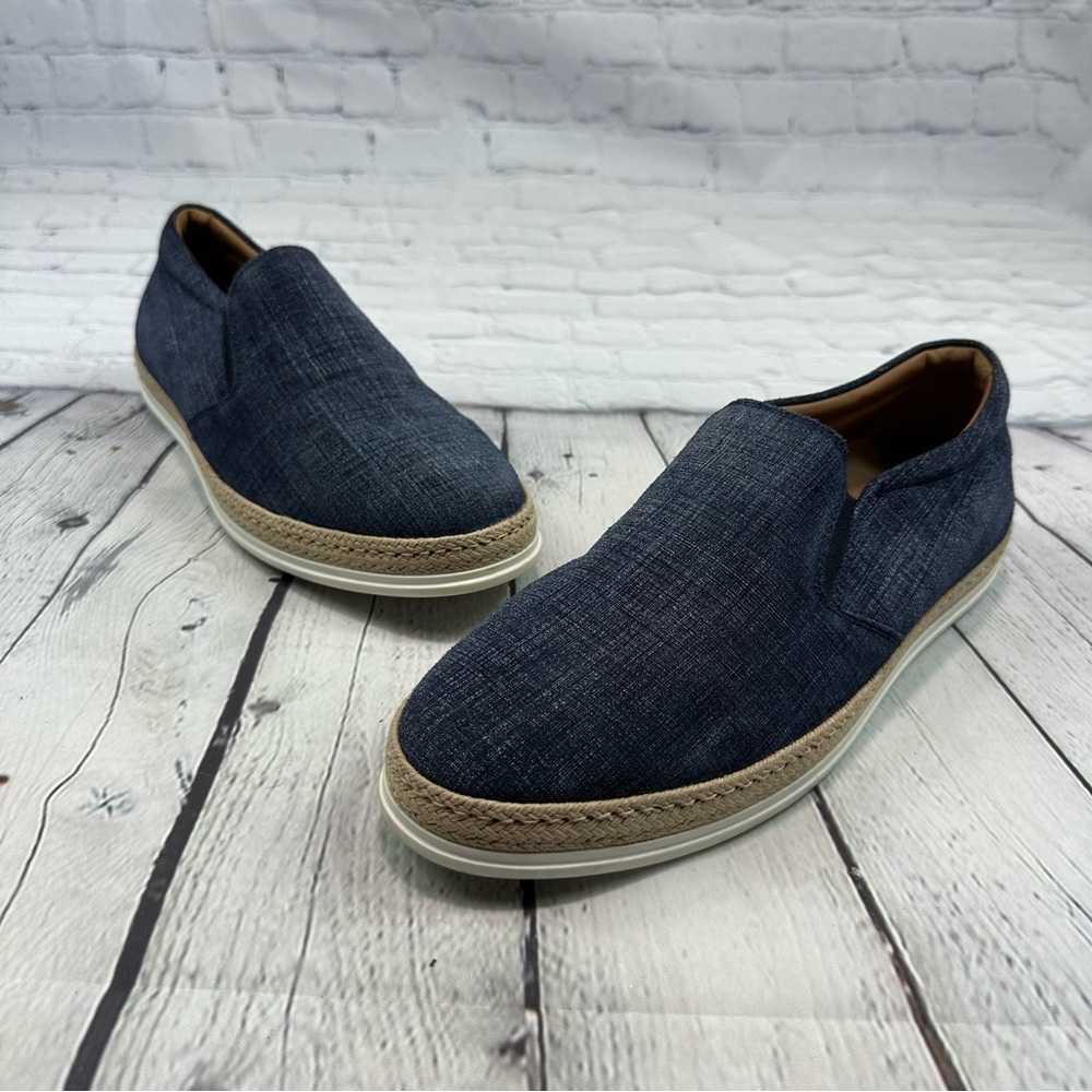Peter Huber Espadrilles Denim Canvas Shoes Slip On